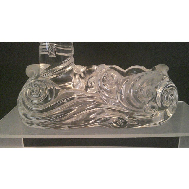 2000 - 2009 Vintage Lenox Crystal Lighthouse Votive Candle Holder Retired For Sale - Image 5 of 10
