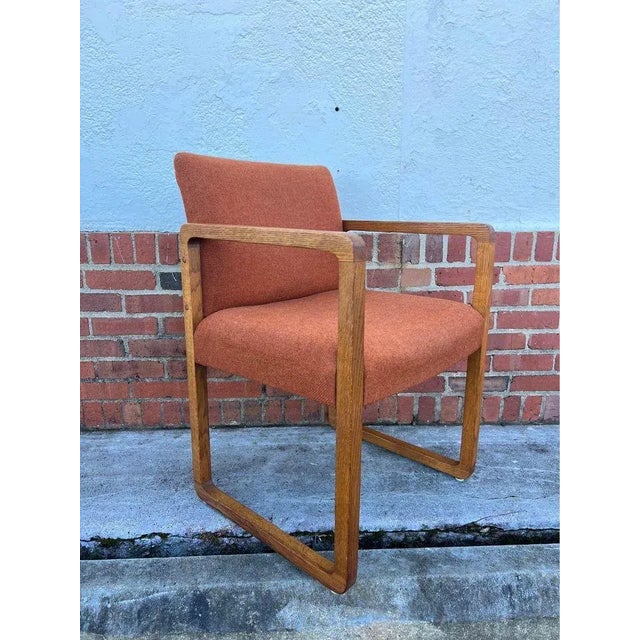 Mid 20th Century Mid Century Wood Frame Occasional Armchair For Sale In Washington DC - Image 6 of 10