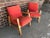 1960s Mid-Century Modern Jens Risom Orange Upholstered Armchairs - a Pair For Sale In Cleveland - Image 6 of 6