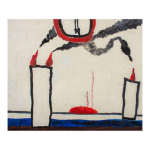 Domenick Capobianco Surrealist Composition Oil