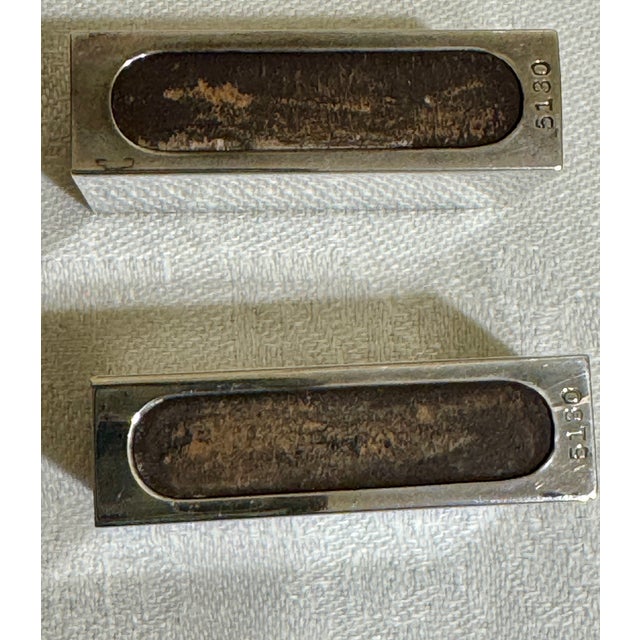 Gorham Pair Vintage Gorham Sterling Match Box Covers For Sale - Image 4 of 4