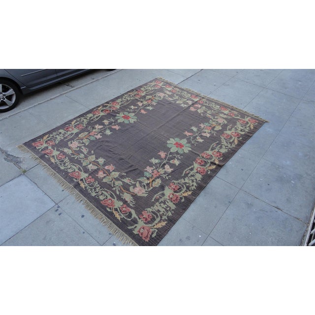 Bessarabian Floral Kilim Area Rug 8' X 10' Chairish