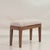 Elegant Small French 40's Cerused Oak and Shearling Bench For Sale - Image 4 of 7