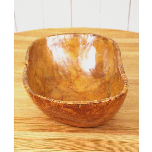 Swedish Birch Burl Bowl, 1876 For Sale - Image 10 of 14