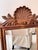 Vintage Mid-Century Italian Hollywood Regency Carved Shell Top Wall Mirror La Barge For Sale - Image 6 of 7