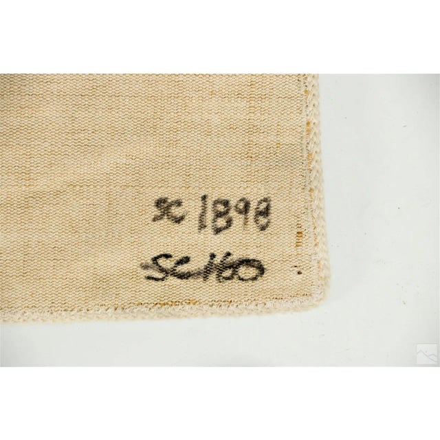 Large 1990s Calman Shemi Tropical Gardens Tapestry - 65 X 67 In For Sale In New York - Image 6 of 7