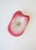 Fratelli Toso Italian Murano White Opaline, Pink and Gold Art Glass Bowl Attrib. Fratelli Toso Co. For Sale - Image 4 of 13