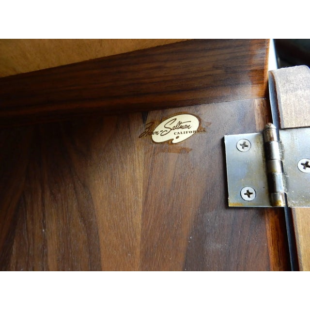 Mid Century Modern John Keal for Brown-Saltman Low Credenza Cabinet For Sale In Las Vegas - Image 6 of 8