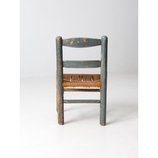 Antique Rush Seat Children's Chair Chairish