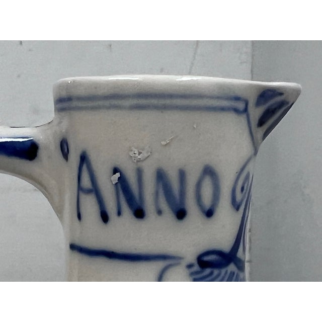 Ceramic Vintage Ervin Lucas Bols Delft Blue Decanter Jug For Sale - Image 7 of 12