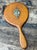 Vintage Art Nouveau Carved Wood Handheld Mirror For Sale - Image 9 of 12