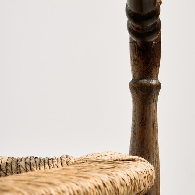 Oak 3-Legged Armchair, 1930s For Sale - Image 13 of 17