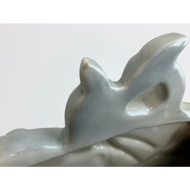 Vintage Mid-Century Modern Ceramic Deer / Gazelle Tv Lamp, Planter & Wall Pocket Styled After Haegar For Sale - Image 9 of 9