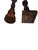 Pair of Oversized Hand-Turned Rustic Wood Candlesticks, 25” & 19” For Sale - Image 4 of 8