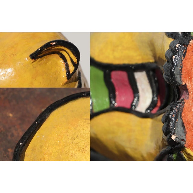 1988 French Studio Pottery Life-Size Cat For Sale - Image 10 of 12