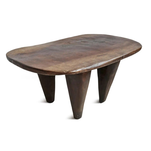 Authentic old wood Senufo stool from Burkina Faso Ivory Coast area. Beautifully simple modern form carved from a single...