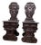 Pair of 19th-Century Italian Renaissance Revival Carved Walnut Sgabelli Chairs For Sale