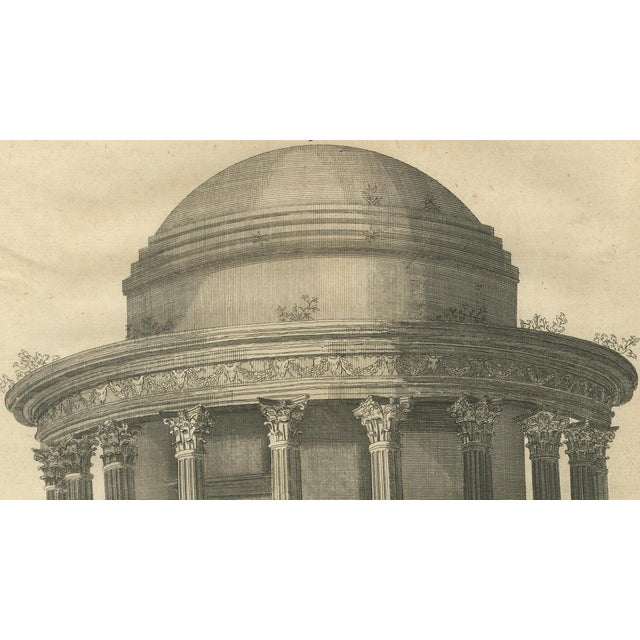Bernard de Montfaucon, Temple of Vesta & Classical Rotunda, 1721, Engraving For Sale - Image 6 of 10