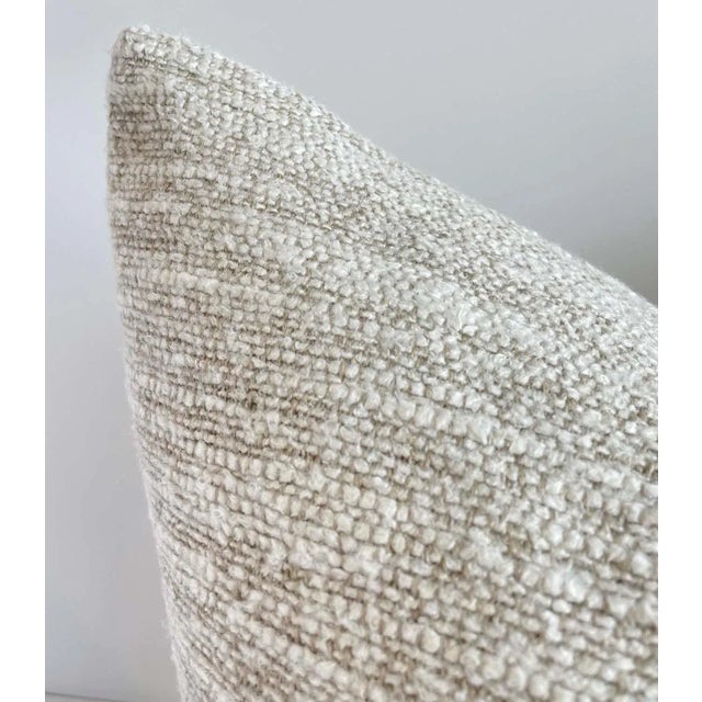 Woven in Belgium using traditional weaving techniques, this Belgian Linen warp and alternating Belgian Linen / Mixed Fiber...