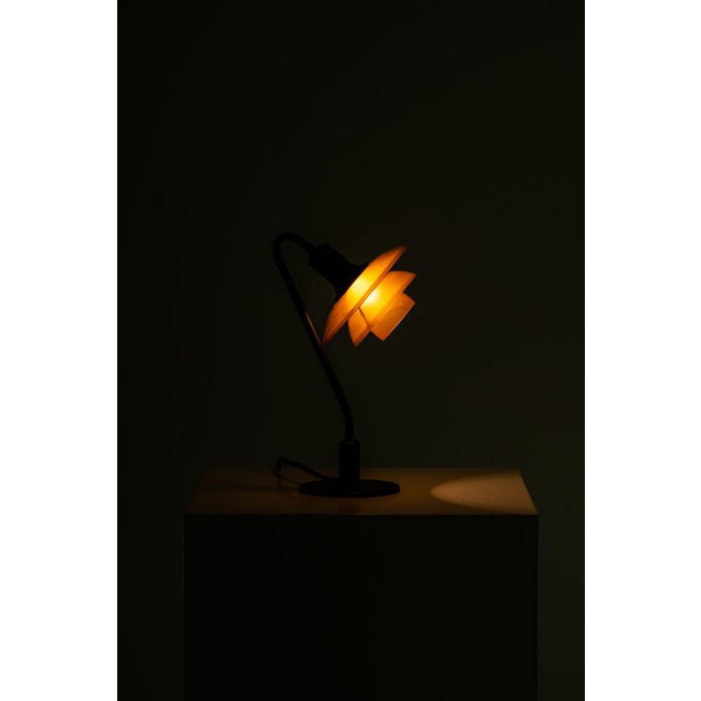Rare and early table lamp model ph-2/2 ‘vintergækken’ designed by poul henningsen produced by louis poulsen in denmark...