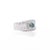 Modern 0.74 Carat Blue & White Diamond White Gold Ribbed Men's Ring, Size 9.5 For Sale - Image 3 of 6