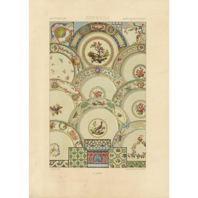Launey after Albert Racinet, XCVIII of L’Ornement Polychrome, 1869, Paper For Sale