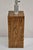 Wood Vintage Mid Century Modern Oak Wood & Double Sided Mirror Cubist Table Lamp For Sale - Image 7 of 11