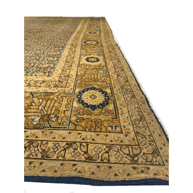 Antique Persian Tabriz Rug For Sale - Image 11 of 12