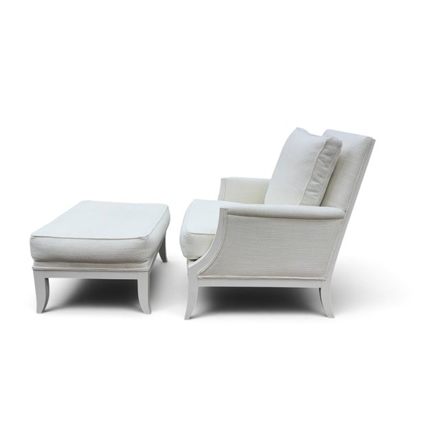 2020s Ethan Allen Grayson Lounge Chair & Ottoman - 2 Piece Set For Sale - Image 5 of 18