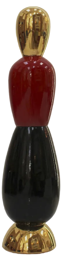 Italian Modern Colored Ceramic Totem by Alessandro Mendini and Alessandro Guerriero, 1990s