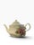 French Country Vintage Kaldun & Bogle Hand-Painted Floral Teapot With 3d Pansies For Sale - Image 3 of 6