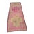 Vintage Pink Turkish Corridor Handmade Runner For Sale