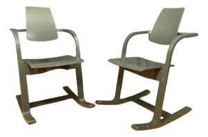 Set of Norwegian Pendulum Chairs by Peter Opsvik for Stokke, 1980s
