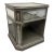 Restoration Hardware 1930's French Mirrored Open Nightstand For Sale