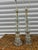 Swedish Style Stacked Crystal Glass and Brass Table Lamps - A Pair For Sale In Miami - Image 6 of 7