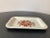 Victorian Vintage Victorian Floral Red Roses & Ivory Toleware Tray or Coaster For Sale - Image 3 of 12