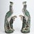 Description - A large and impressive pair of Chinese famille verte porcelain phoenix birds. Nicely detailed with rich...