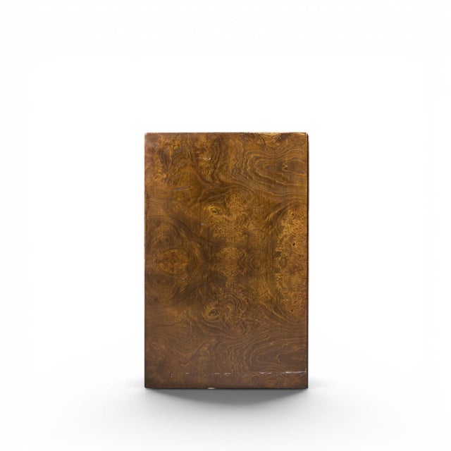 Mid 20th Century Thomasville Mid Century Burlwood and Brass Credenza For Sale - Image 5 of 10