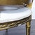 Vintage White Upholstered Lounge Chair With Ornate Gold Wooden Frame For Sale - Image 13 of 16