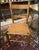 Brown Early 20th Century Pair of Oak Ladder Back Woven Seat Shaker Style Chairs For Sale - Image 8 of 8