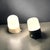 Italian Opaline Glass Wall Lights with Integrated Switches, 1970s, Set of 2 For Sale - Image 6 of 14