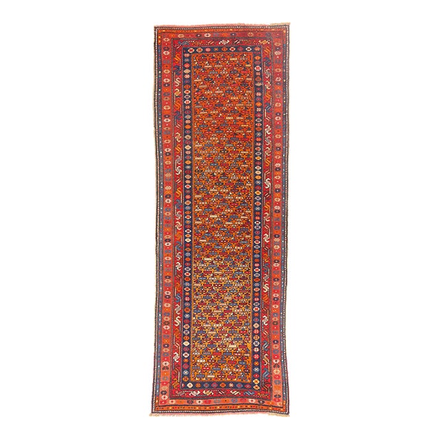 Late 19th Century Caucasian Shirvan Rug Runner, 03'04 X 09'05 For Sale