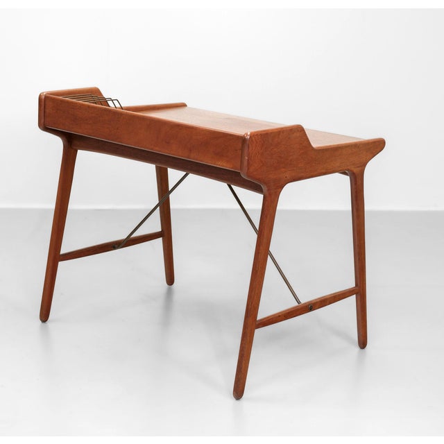 Small Teak Desk by Svend Age Madsen for Knudsen & Son, 1950s For Sale - Image 14 of 17