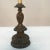 19th century Italian gilt candlestick made into table lamp sometime in 1940s or 1950s. Wonderful gessoed and gilt original...