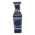 Late 20th Century Large 18" Blue & White Chinese Porcelain Dragon Vase Square Chinoiserie For Sale