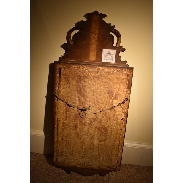 Rococo 18th Century Rococo Influenced Looking Glass For Sale - Image 3 of 4