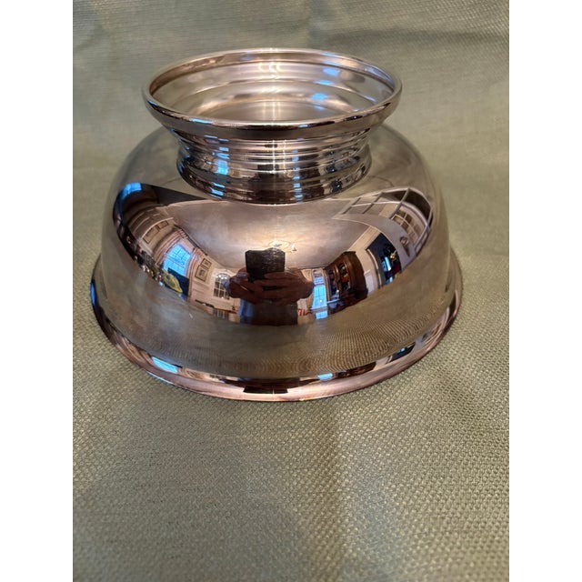 Mid 20th Century Mid 20th Century Gorham Silverplate Footed Serving Bowl For Sale - Image 5 of 7
