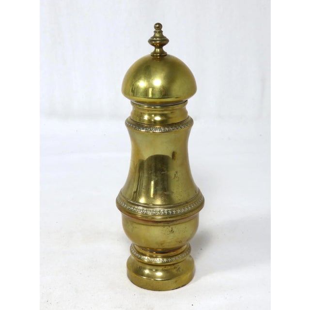 Classic Style Antique Solid Brass Pepper Mill Grinder For Sale - Image 12 of 12