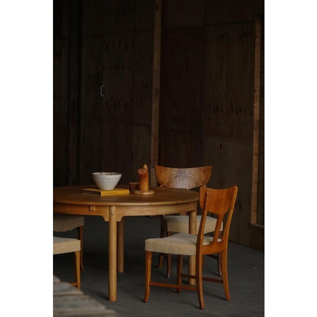 Mid-Century Modern Øresund Dining Table in Oak & Brass by Børge Mogensen for Karl Andersson & Söner, 1950s For Sale - Image 13 of 16