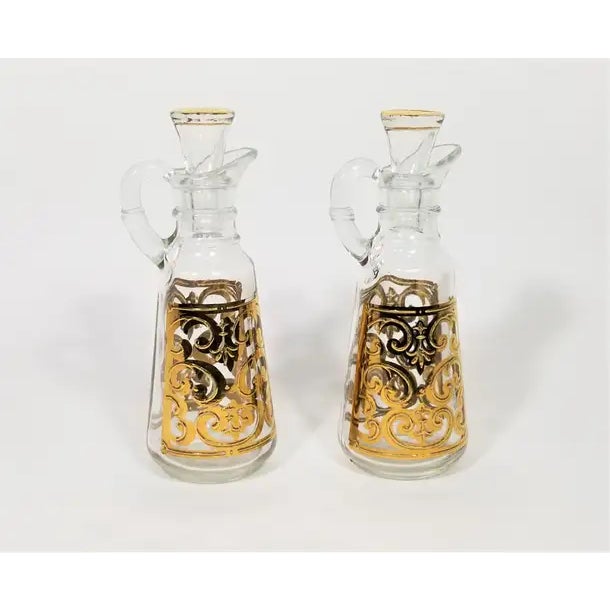 Georges Briard 22-Karat Gold Cruet Set 1960s Mid Century For Sale In New York - Image 6 of 12